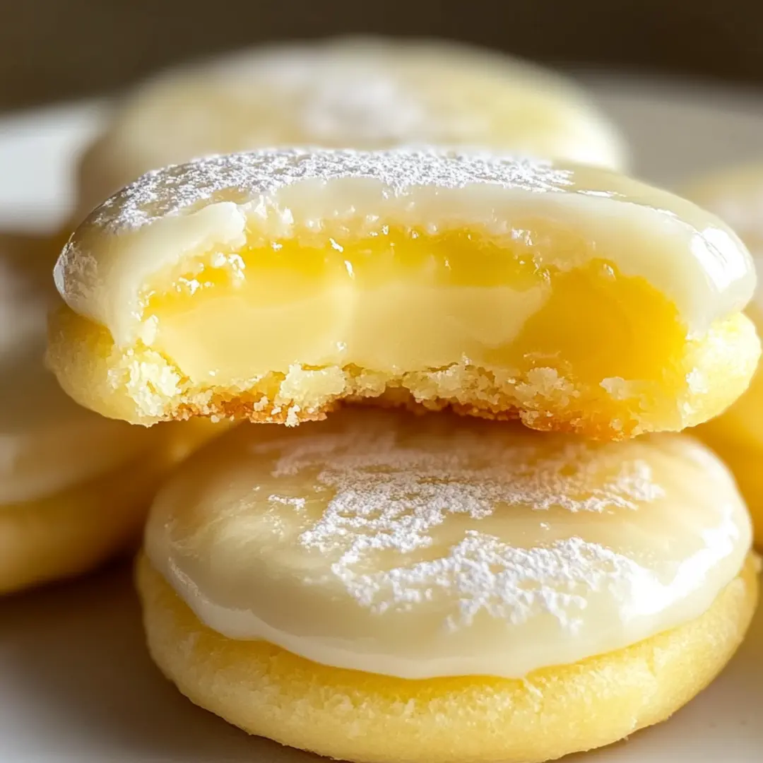 Soft & Zesty Lemon Butter Melts1 Soft and buttery Lemon Butter Melts with a light golden color