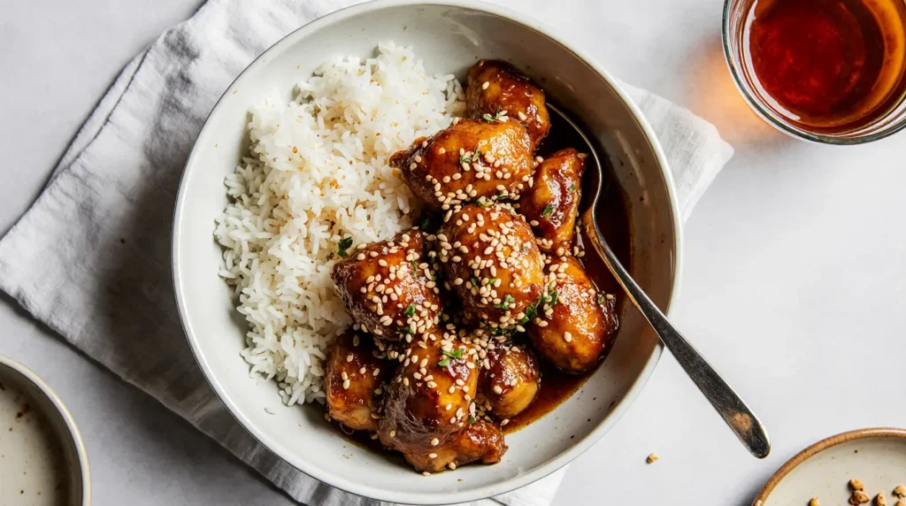 Honey Chicken and Rice